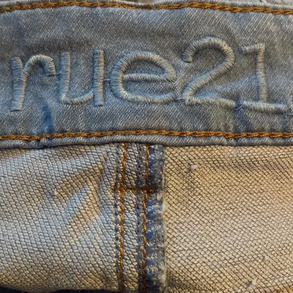 Rue21 Women's Acid Wash Jeans Size 11/12 Regular High Rise Denim Vintage Look